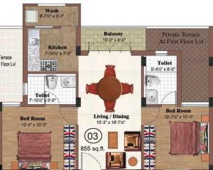 Elegant Pelican Nest - Floor plan
