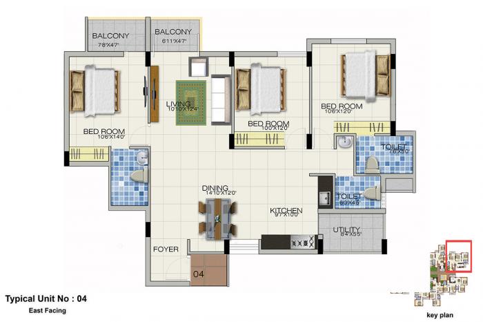 GRC Brundavan - Floor Plan