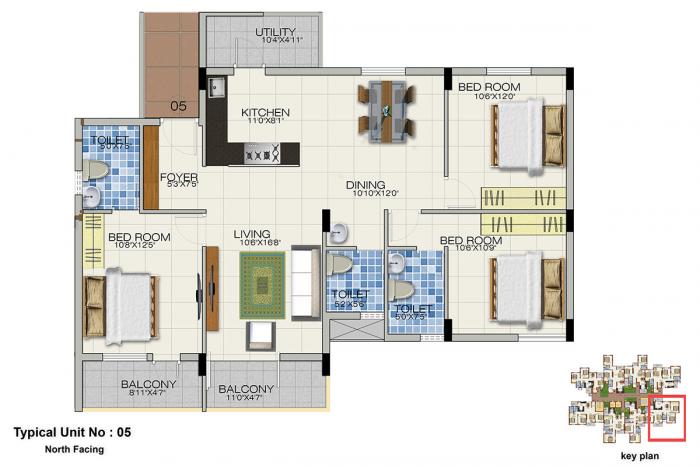 GRC Brundavan - Floor Plan