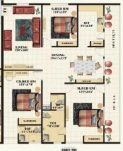 Shree Sun n Moon Heights - Floor plan