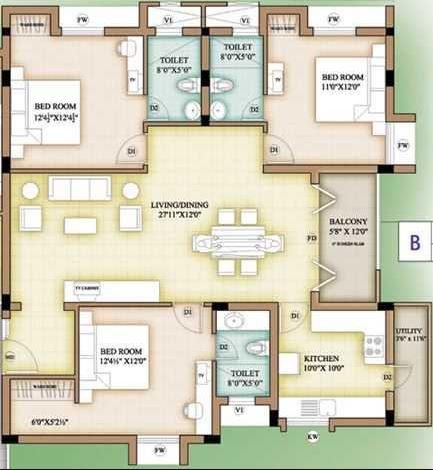 Balchandra Iris - Floor Plan