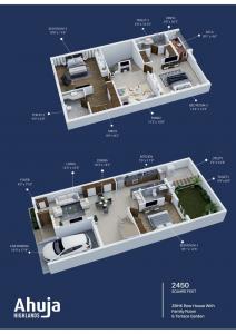 Ahuja Highlands - Floor plan