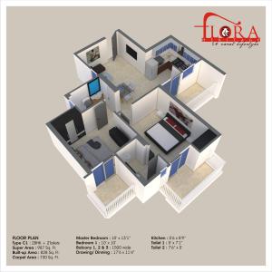 Solaris Flora Heritage - Floor plan