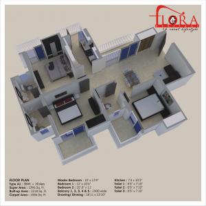 Solaris Flora Heritage - Floor plan