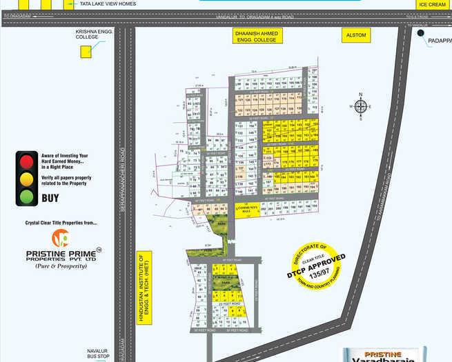 Pristine Varadharaje Nagar - Master Plan