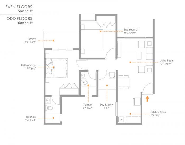Primary Pranam - Floor Plan