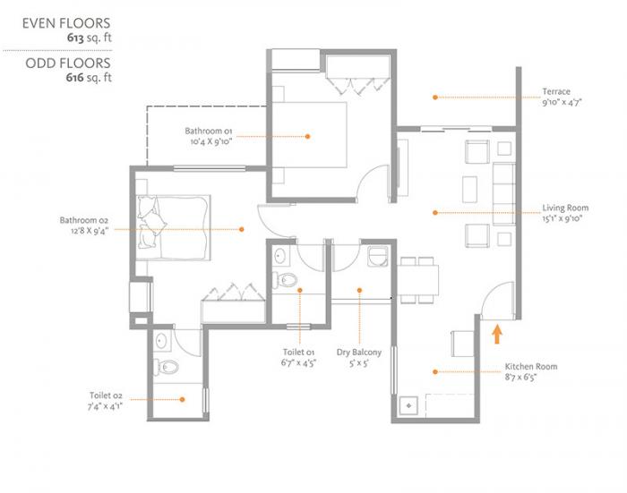 Primary Pranam - Floor Plan