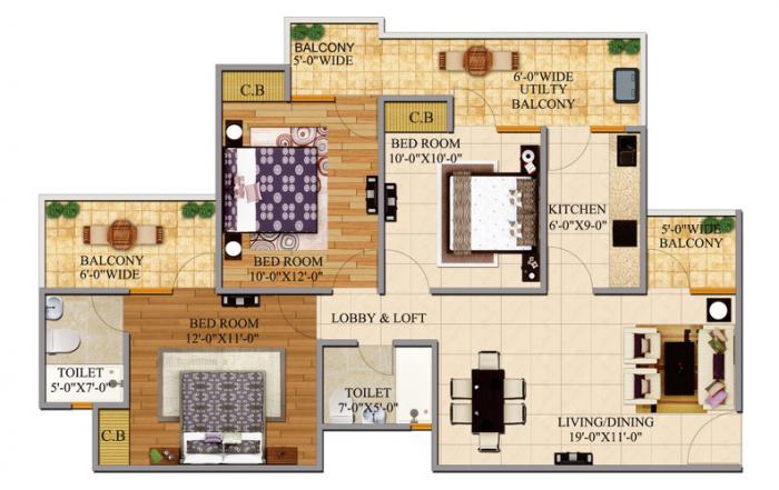 Bulland Elevates - Floor Plan