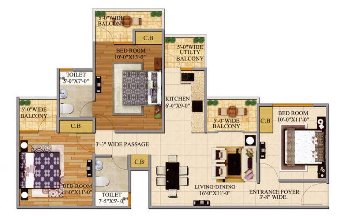 Bulland Elevates - Floor Plan