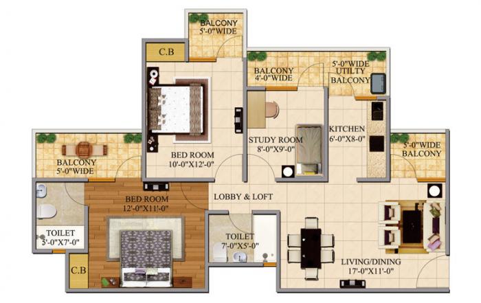 Bulland Elevates - Floor Plan