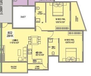 Viijcon Cellandine - Floor Plan
