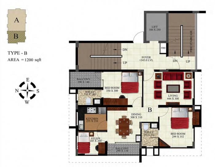 Beacon Orbit - Floor Plan