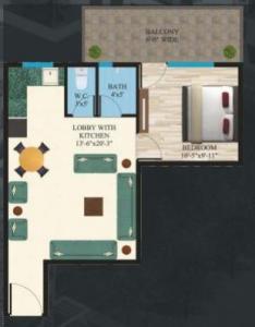 Maxworth Aashray - Floor plan