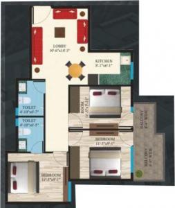 Maxworth Aashray - Floor plan