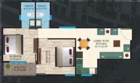 Maxworth Aashray - Floor Plan