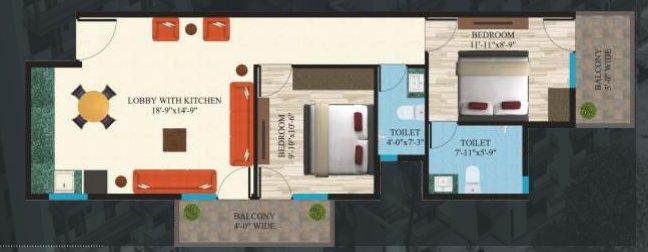 Maxworth Aashray - Floor Plan