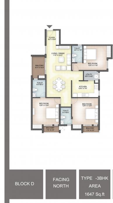 Hazel Appartment - Floor Plan