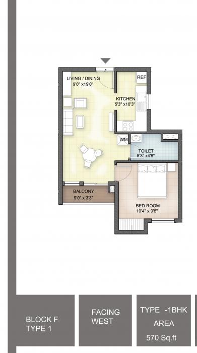 Hazel Appartment - Floor Plan