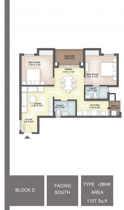 Hazel Appartment - Floor Plan
