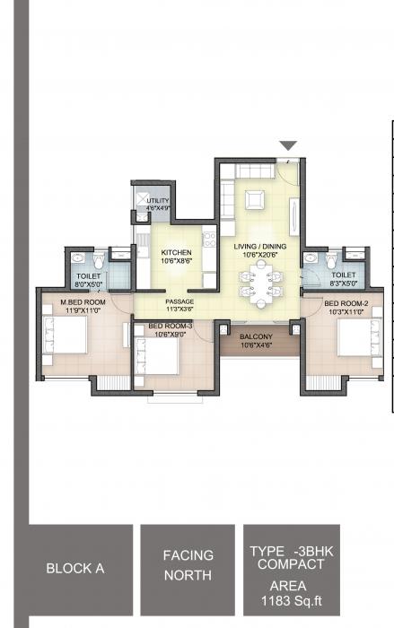 Hazel Appartment - Floor Plan