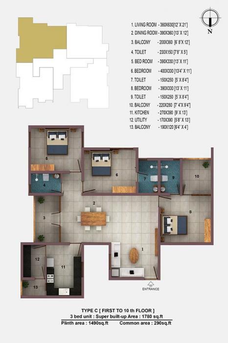SA Square - Floor Plan
