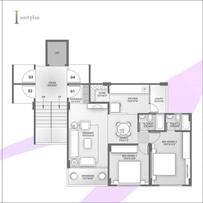 Dharmadev Neelkanth Orchid - Floor Plan