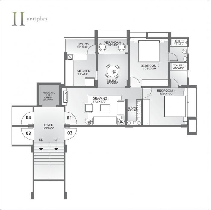 Dharmadev Neelkanth Orchid - Floor Plan