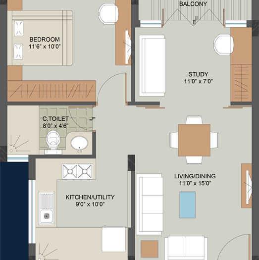 Commanders Glory - Floor Plan