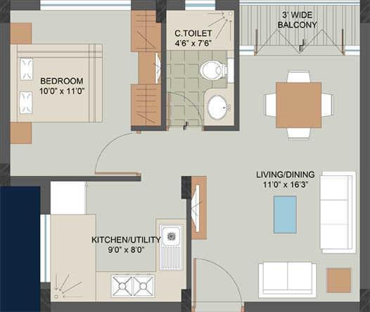 Commanders Glory - Floor Plan