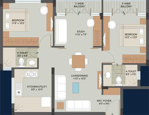 Commanders Glory - Floor Plan