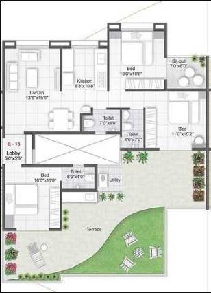 Shreeyog Shree Samarth Apartment - Floor Plan