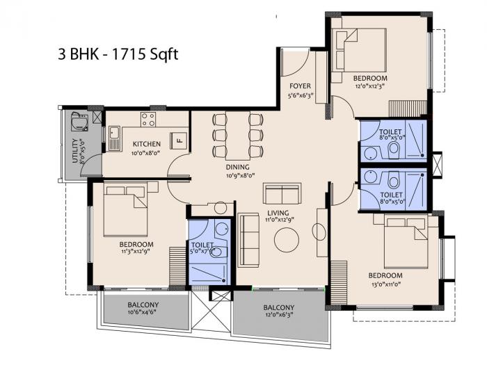 Landmark Lexa - Floor Plan