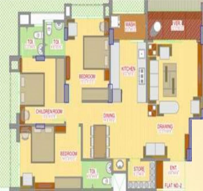 Moksha Sampada Enclave - Floor Plan