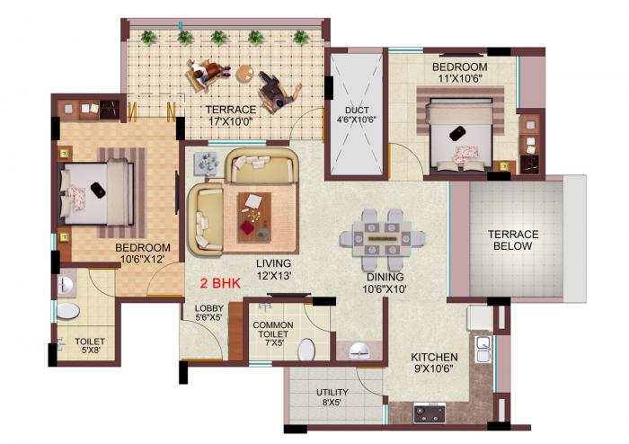 Siddhant Palace Orchids Phase I - Floor Plan