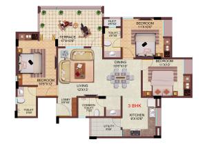 Siddhant Palace Orchids Phase I - Floor plan