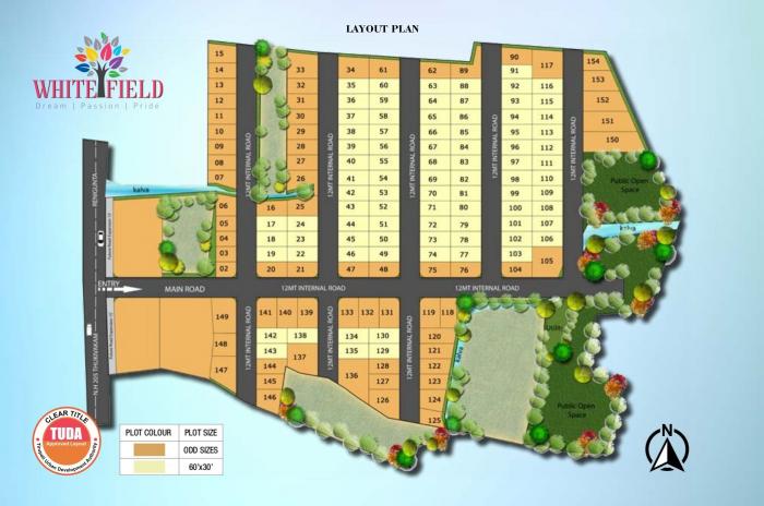 Bhuvanesh Whitefields - Master Plan