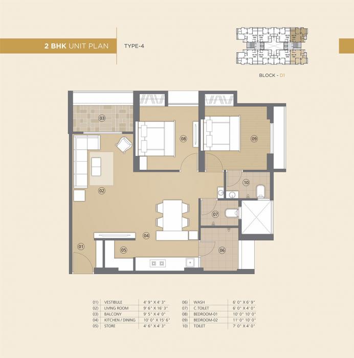Pramukh Aura - Floor Plan