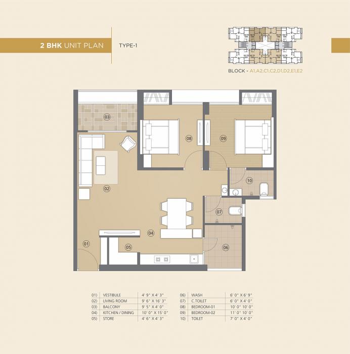 Pramukh Aura - Floor Plan
