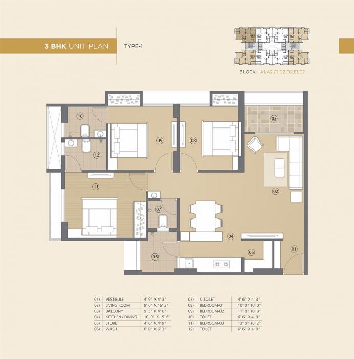 Pramukh Aura - Floor Plan