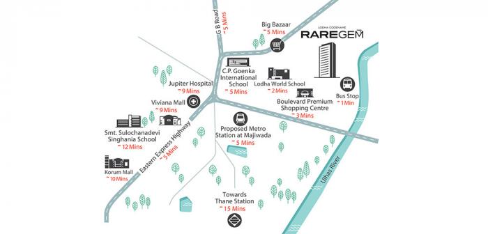 Lodha Codename Rare Gem - Locality