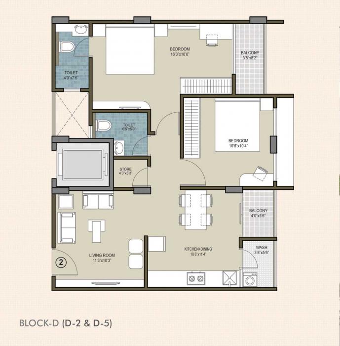 Setu Indraprasth Homes - Floor Plan
