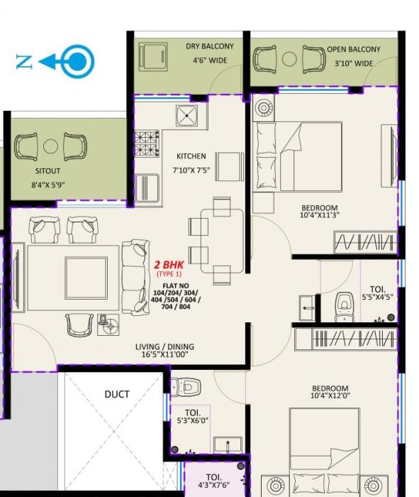 Kiran Sparsh - Floor Plan