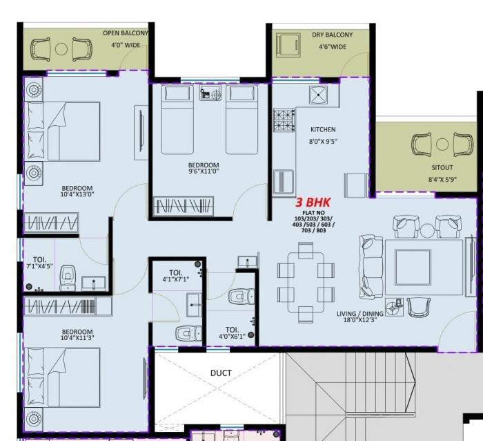 Kiran Sparsh - Floor Plan