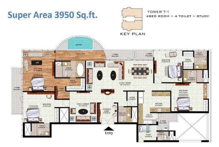Rudra UNO - Floor Plan