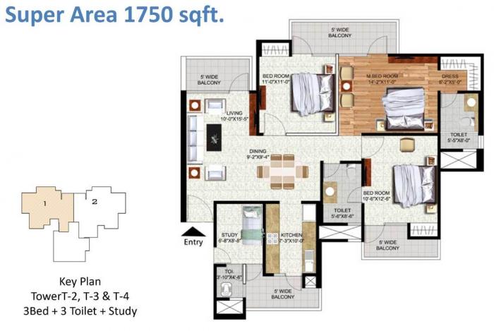 Rudra UNO - Floor Plan