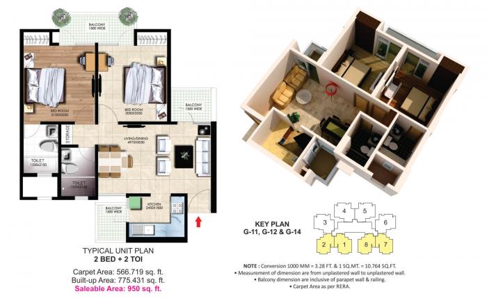Nirala Greenshire Phase I - Floor Plan