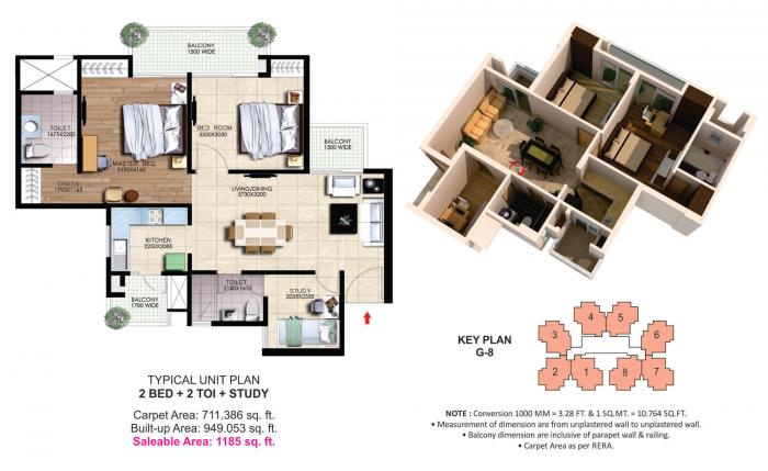 Nirala Greenshire Phase I - Floor Plan
