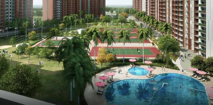 Tata Eureka Park Phase I - Out Door Swimming Pool