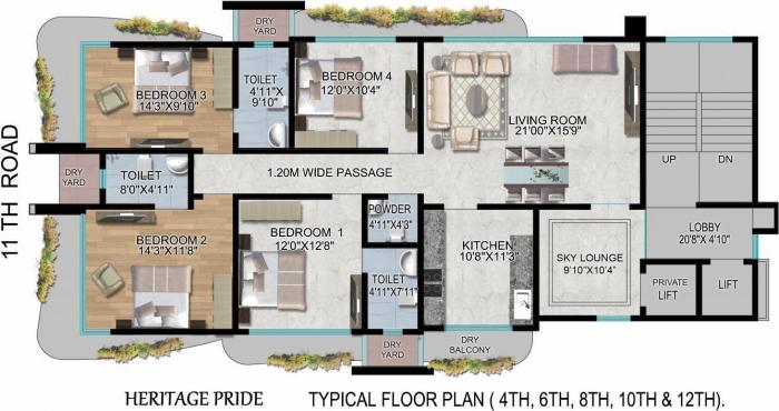 Heritage Pride - Floor Plan