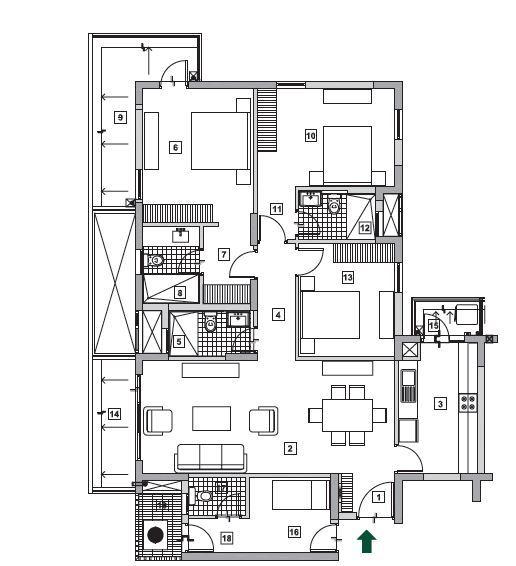 Vatika Seven Elements - Floor Plan